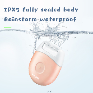 Rasoir pour femmes <span class=keywords><strong>Kemei</strong></span> KM-3213, appareil d'épilation lavable, charge rapide USB, appareil d'épilation électrique - Product Image 4