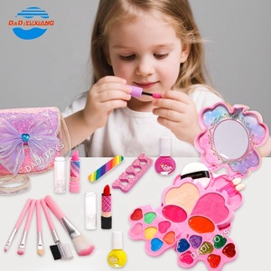 Coffret de <span class=keywords><strong>Maquillage</strong></span> pour Filles, Sac Cosmétique en Plastique, Jouets de Déguisement, Outils de <span class=keywords><strong>Maquillage</strong></span>, Kits de Jeu d'Imitation, Ensemble de Beauté pour Filles - Product Image 1