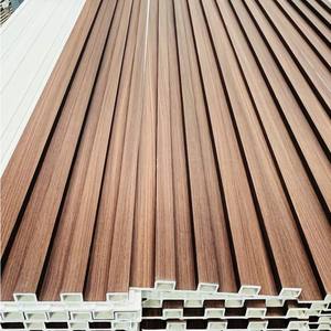 Panel de Pared Decorativo WPC Coextruido de Bambú, Fibra Metálica y Madera, Resistente al Agua, Acabado Carbón, para Interiores y Exteriores, Económico, de Fábrica OEM - Product Image 6