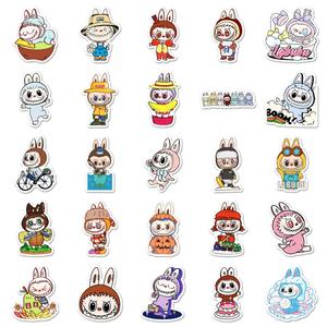 Autocollants personnalisés imperméables en PVC pour le Nouvel An avec impression UV et design holographique, 100 pièces de 80 mm pour étiquettes publicitaires - Product Image 2