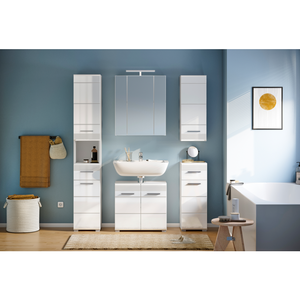 Set di mobili da bagno lavello lavello singolo Design-X18A9725 tedesco - Product Image 1