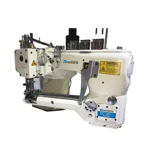 Gc6200DN-máquina de coser Industrial de accionamiento directo, 4 agujas, 6 hilos, doble cortador, costura plana