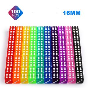 <span class=keywords><strong>Dadi</strong></span> da gioco D6 set di <span class=keywords><strong>dadi</strong></span> da gioco a sei facce, rotondi D6 16mm set di <span class=keywords><strong>dadi</strong></span> D6 angolari arrotondati di <span class=keywords><strong>dimensioni</strong></span> regolari per giochi da tavolo - Product Image 2