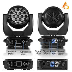 AICPOSE Équipement de Scène et de Fête, Projecteur LED à Tête Mobile Wash Zoom 19x15W RGBW, Effet Bee Eye - Product Image 5