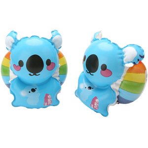 Qicaibei - Flotador de natación inflable para niños, diseño de conejito rosa, con doble bolsa de aire engrosada, para juegos acuáticos - Product Image 3