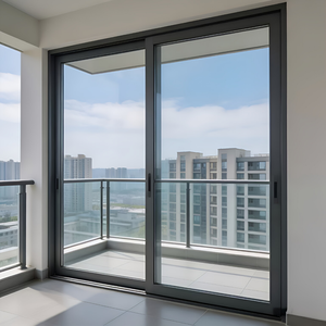 Fenêtres en <span class=keywords><strong>baie</strong></span> en aluminium à design d'angle, extra lumineuses, avec vue sur le jardin - Product Image 1