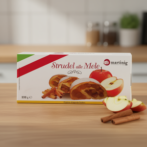 MARTINIG Strudel de Manzana Fresca con Canela 320g Caja de Postres Artesanales Refrigerados - Product Image 3