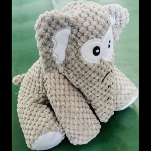 Juguete de Peluche para Perro con Forma de Elefante, Gris, Interactivo, con Sonido, para Masticar, Tamaño Mediano, Diseño Adorable - Product Image 3