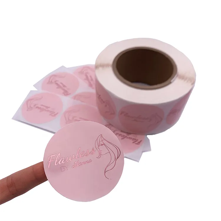 Individuell bedruckte wasserdichte PVC-Logoetikette Aufkleber klebe-Vinylpapierrolle für kosmetischen Gebrauch