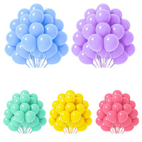 Ballons en latex blanc de haute qualité de 10 pouces, 50 pièces, pour décorations de mariage et de fêtes d'anniversaire d'enfants