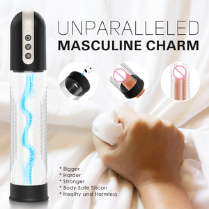 Vibrador de bomba de vacío de presión negativa automática silenciosa masturbador de aumento de <span class=keywords><strong>pene</strong></span> para hombres <span class=keywords><strong>con</strong></span> taza de avión - Product Image 3