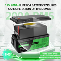 DATOUBOSS PL Allemagne Stock Taxe Libre Stockage d'Énergie Solaire Domestique Camping-car Marine 12V 200Ah Batterie de Stockage