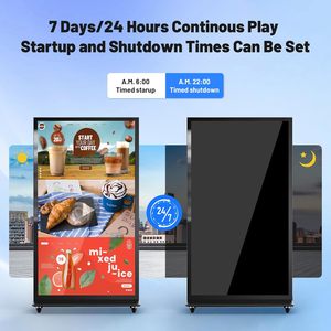 Màn hình kỹ thuật số quảng cáo 4K thông minh, đứng sàn, toàn màn hình, dùng cho quảng cáo thương hiệu, khuyến mãi tại quầy, tiếp thị thị giác cho cửa hàng thời trang cao cấp - Product Image 3