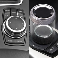 Para BMW Serie completa modificada 1/2/3/4/5/6/7/8/X5/X6/X7 Series Crystal Multimedia Knob Kits interiores hechos de material ABS duradero