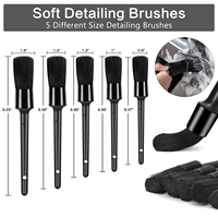 Nouvelle Arrivée Kit de Nettoyage Lavage Auto 33 Pièces Seau Pliant Serviettes Brosse à Pneus Ensemble d'Outils de Détailing