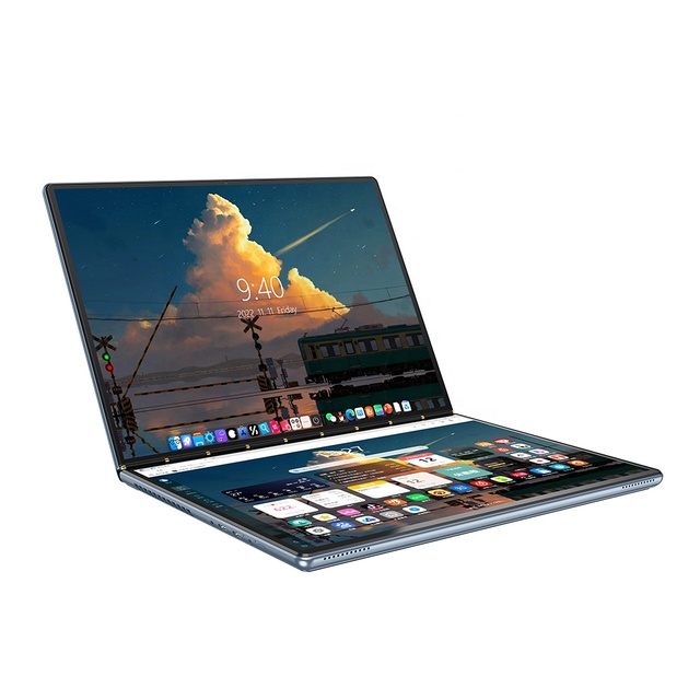 14.2 Inch 1680P Touch Screen Expander Foldable Dual Monitor 360 Degree Rotation IPS LCD Triple Portable Monitor USB-C Monitor