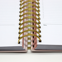 Agenda planificateur quotidien, hebdomadaire et mensuel Joytop personnalisé 2023, reliure spirale, couverture rigide, carnet A5, journal de manifestation