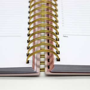 Agenda planificateur quotidien, hebdomadaire et mensuel Joytop personnalisé <span class=keywords><strong>2023</strong></span>, reliure spirale, couverture rigide, carnet A5, journal de manifestation - Product Image 6