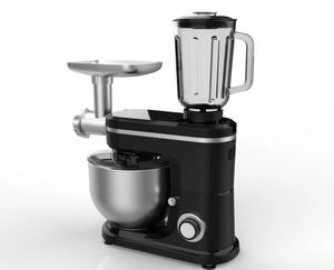 Robot culinaire multifonction 3-en-1 1500W 6L avec hachoir à viande robuste, bol mélangeur en acier inoxydable et batteur sur socle 6 vitesses - Product Image 5