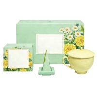 Boîte magnétique en papier rigide écologique personnalisée pour l'emballage de tasses à café en céramique, coffrets cadeaux