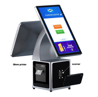 Écran tactile android pos machine avec scanner et imprimante thermique