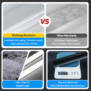 Perfil de Aluminio para Rodapié LED, Zócalo con Difusor para Decoración de Interiores - Product Image 2