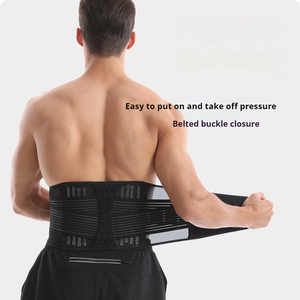 <span class=keywords><strong>Ceinture</strong></span> de soutien lombaire avec support en plaque d'acier Soulagement immédiat des douleurs dorsales Tondeuse à la taille pour les sports de gymnastique Quotidien - Product Image 3