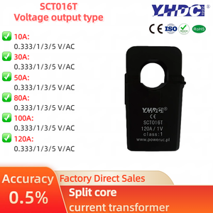 Sct016t Split-Core hiện tại biến áp | 0.2-0.5% chính xác, 10-120a AC, điện áp/hiện tại đầu ra - Product Image 5