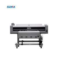 Impresora de Formato Ancho de 1000 mm, Impresora de Inyección de Tinta Eco Solvente UV, Máquina de Impresión Digital 3D para Cajas de Luz, Tela de Lino, Mapas, Pósteres de Pared