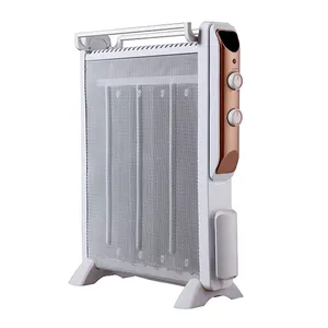 Factory Price 500W/1000W/1500W Living Solutions Portable Freestanding Electric Mica Heater