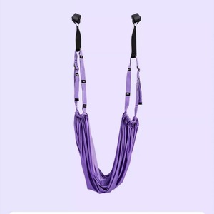 Correa de Yoga para Colgar en la Puerta, Estirador de Piernas con Resistencia, Entrenador de Flexibilidad Ajustable de Poliéster, Práctica de Inversión y Flexión - Product Image 1