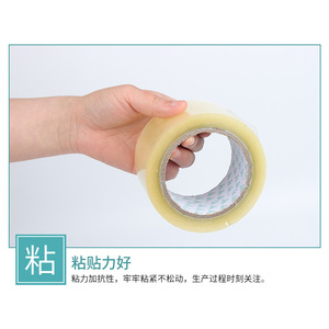 Transparent <b>Packaging</b> Tape 5.5Cm Wide 91Cm Long Single Sided Waterproof Sealing Tape For <b>Logistics</b> - Product Image 4