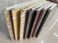 Panel de Revestimiento Exterior de Metal con Relieve de Ladrillo Antiguo, Aislado e Impermeable, para Casas Prefabricadas, Villas y Uso Comercial