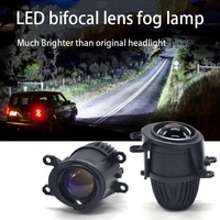 Vente directe d'usine 2.0 pouces BI LED lentille bifocale Laser LED antibrouillard 3500K 4500K 6000K ampoule de lentille de projecteur avant de voiture