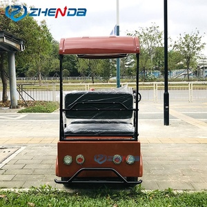 รถมินิบัสไฟฟ้า ZHENDA สำหรับเที่ยวชมสถานที่ พร้อมรถบั๊กกี้การ์ตูน 4x4 สำหรับการขนส่งพิเศษ มีขายแล้ว - Product Image 3
