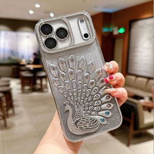 Funda <span class=keywords><strong>de</strong></span> TPU con Diamantes para <span class=keywords><strong>iPhone</strong></span> 17 Air 16 15 <span class=keywords><strong>Pro</strong></span> <span class=keywords><strong>Max</strong></span> <span class=keywords><strong>14</strong></span> Plus 13 12, Protector <span class=keywords><strong>de</strong></span> Lente y Cubierta Plateada, Venta al Por Mayor <span class=keywords><strong>de</strong></span> Fábrica - Product Image 6