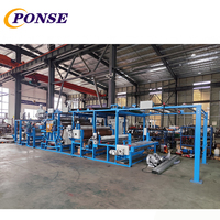 Machine de laminage par transfert de points de colle à base de solvant de 2800 mm pour tissu avec film