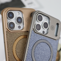 Étui de luxe en cuir rigide magnétique pour iPhone 17 16 15 14 Pro, compatible avec le chargement sans fil et antichoc