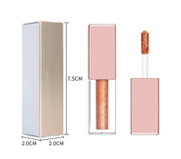 Produits de beauté des yeux imperméables longue durée végétaliens personnalisés Maquillage de marque privée à haute teneur en pigments Fard à paupières à paillettes liquides multichromes