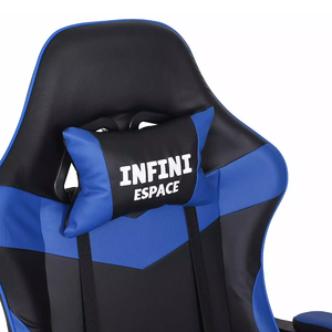 <span class=keywords><strong>Fauteuil</strong></span> de bureau professionnel inclinable et pivotant bleu en cuir durable, rotatif à 360 degrés, rembourré, chaise de gaming de <span class=keywords><strong>luxe</strong></span> - Product Image 3
