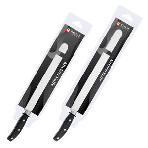 Cuchillo rebanador de <span class=keywords><strong>jamón</strong></span> de 10 pulgadas y 12 pulgadas, cuchillo de cocina profesional de acero inoxidable 5Cr15mov con mango de ABS - Product Image 6