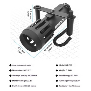 Sinodiving <span class=keywords><strong>Vendita</strong></span> Calda Attrezzatura Subacquea Propulsore Subacqueo Senza Alimentazione Adatto per Snorkeling Immersioni Subacquee Paddle Board <span class=keywords><strong>Scooter</strong></span> Marino - Product Image 2