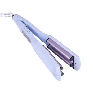 Macchina portatile per aggraffatura capelli ferro ondulato rullo ceramico PTC riscaldatore strumento Waver Display Lcd automatico bigodino capelli