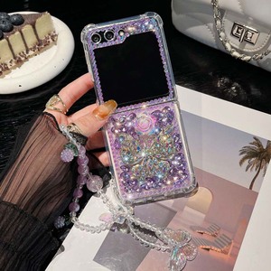 Funda de Lujo con Diamantes Brillantes y Diseño de Mariposa para <span class=keywords><strong>Samsung</strong></span> <span class=keywords><strong>Galaxy</strong></span> <span class=keywords><strong>Z</strong></span> <span class=keywords><strong>Flip</strong></span> 3 4 <span class=keywords><strong>5</strong></span> 6 7, con Correa para Teléfono y Cubierta Plegable de TPU - Product Image 5