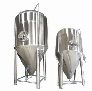 Fermentador de cerveza cónico, tanque con chaqueta, 200L