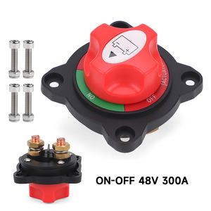 สวิตช์ปากแบนบางพิเศษ2ตำแหน่ง M10 300A ปุ่มจุดระเบิด12-48V สำหรับใช้ในยานยนต์ - Product Image 3