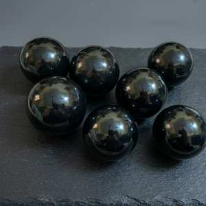 Esfera de Ágata Negra de 100 mm al por Mayor, Bola de Cristal Grande para Sanación con Energía Reiki, Piedra Preciosa Natural - Product Image 3
