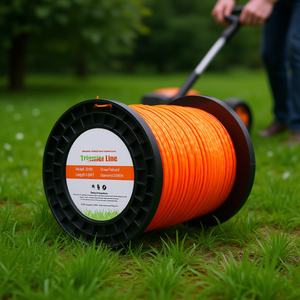 Hilo para desbrozadora de 0.095 pulgadas, naranja, de alta resistencia, para césped y maleza, modelo D0100X3GUD2 - Product Image 2