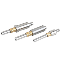 Pilier de guidage coulissant SGP usiné CNC en acier inoxydable SUJ2 de marque Jinjie avec gorge à bille et rainure d'huile HRC 58-62