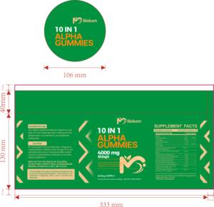 10 En 1 True Alpha Shilajit Gummies 4000mg Himalayan Alpha Gummies con Ashwagandha Maca Root & Tongkat Ali para hombres Energy Boost - Product Image 4